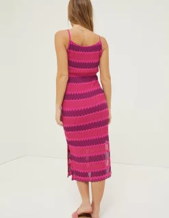 Samantha Stripe Knitted Dress