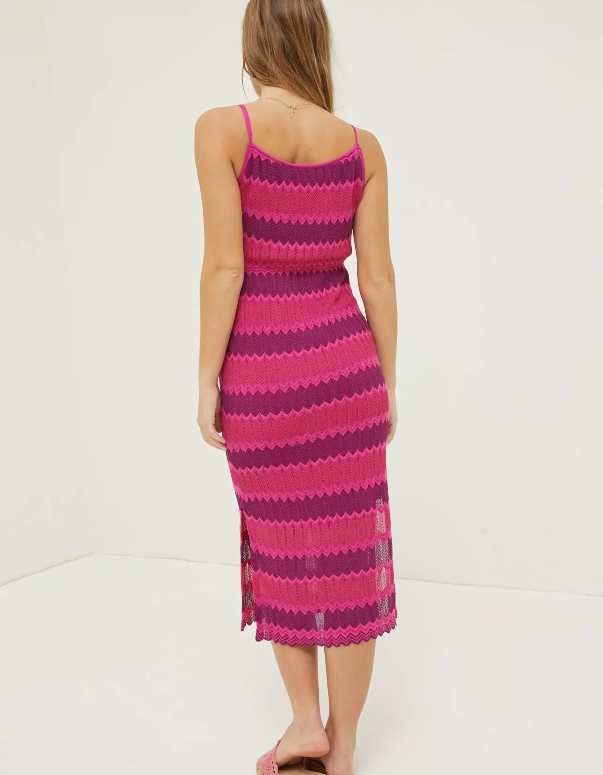 Samantha Stripe Knitted Dress