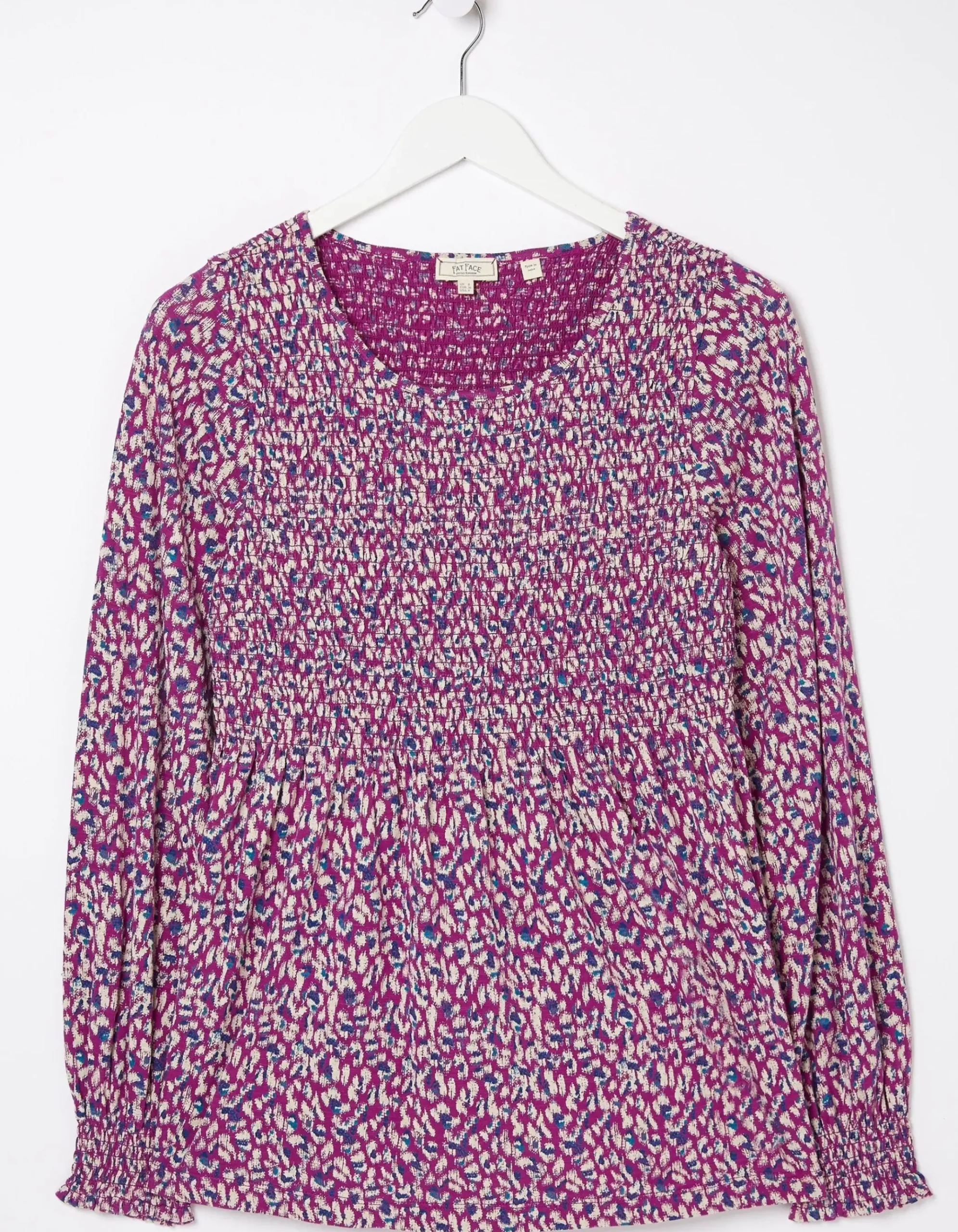 Sara Animal Texture Top
