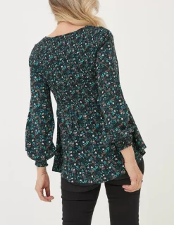 Sara Evergreen Top