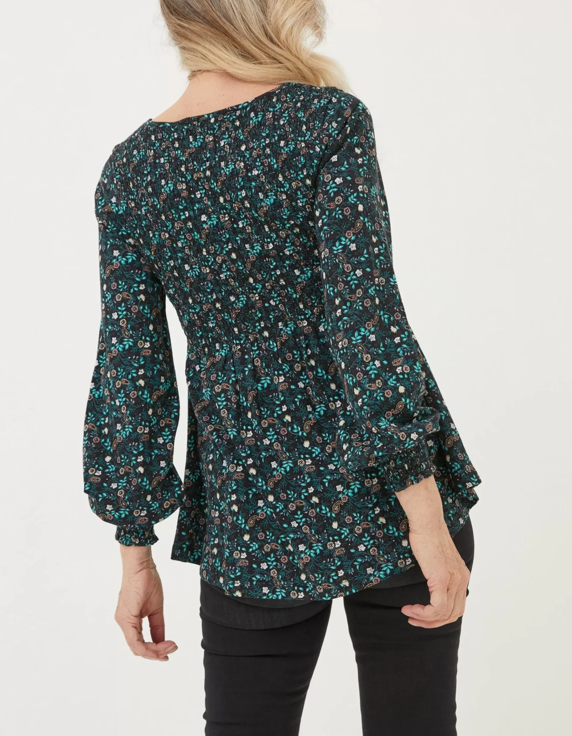 Sara Evergreen Top