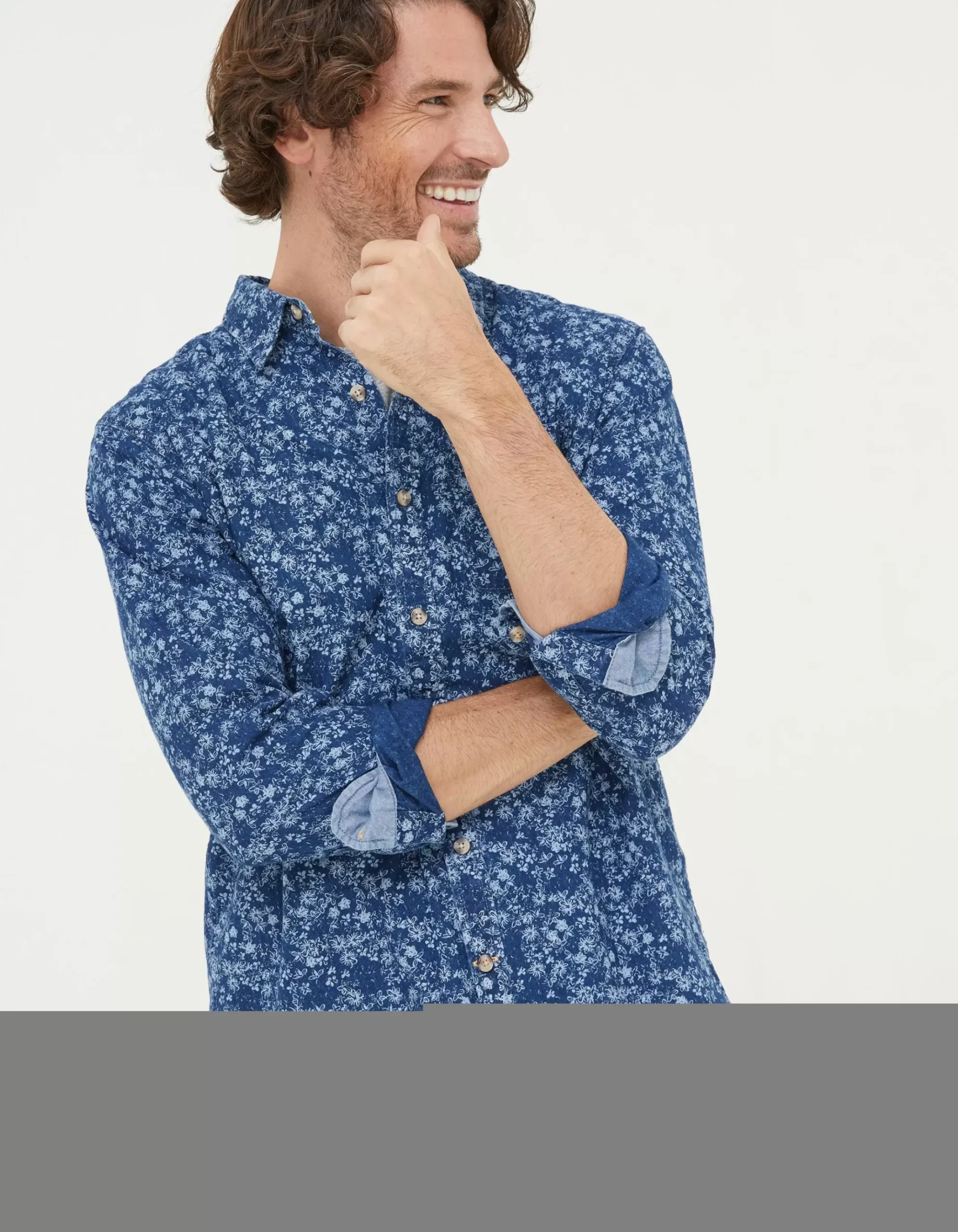 Scribble Daisy Print Shirt