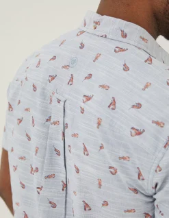 Seafood Print Shirt