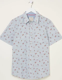 Seafood Print Shirt