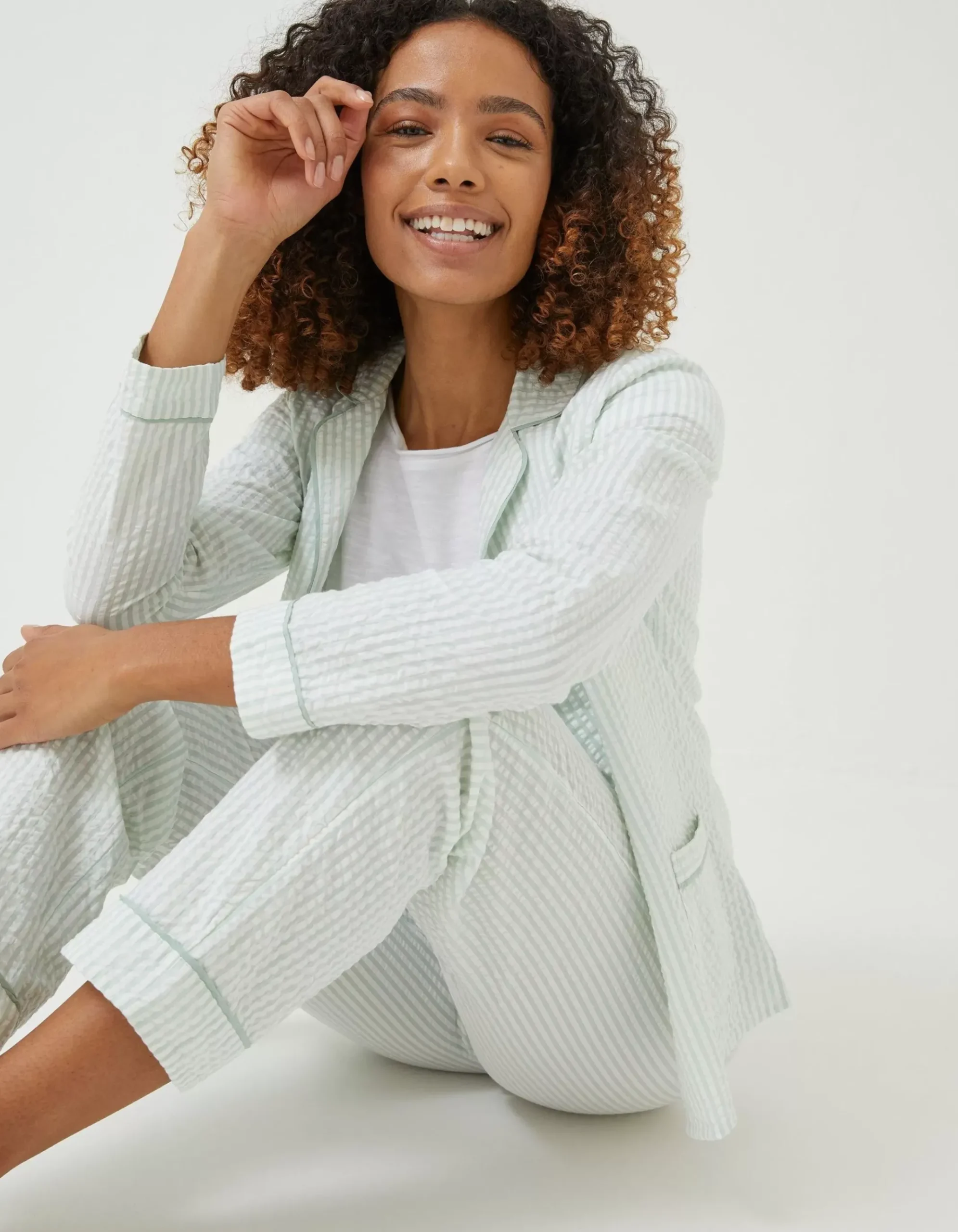 Seersucker Stripe Bottoms