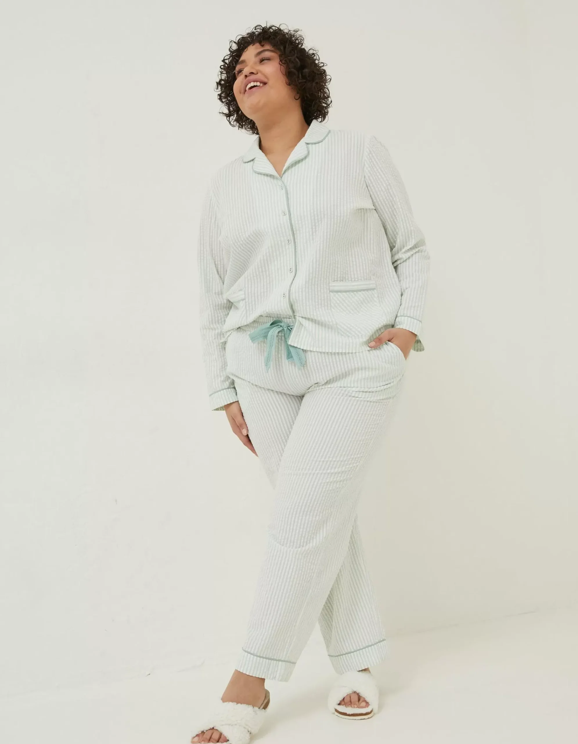 Seersucker Stripe Bottoms