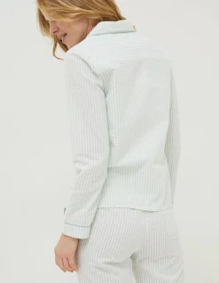 Seersucker Stripe Pj Shirt