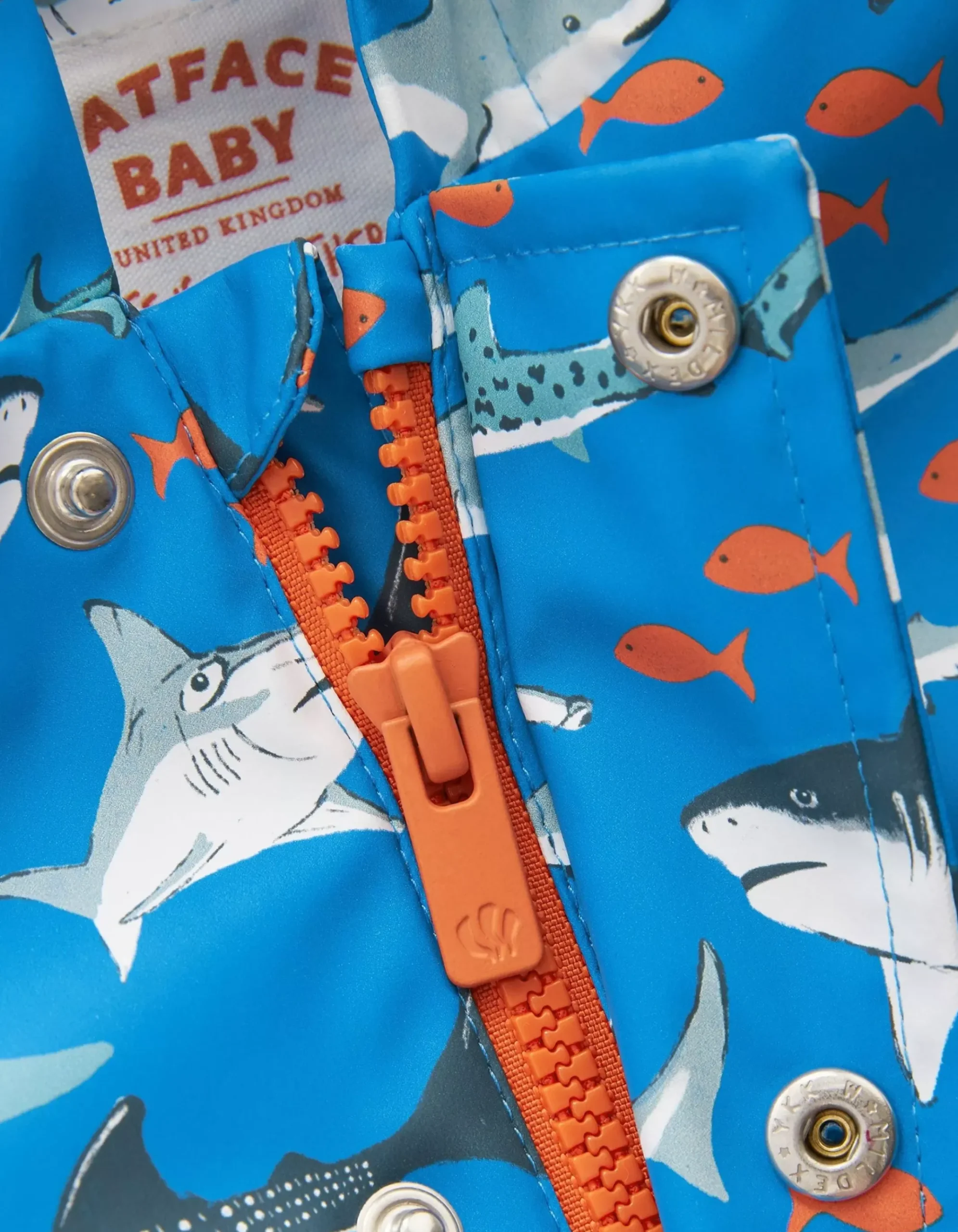 Shark Print Raincoat