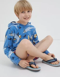 Shark Towelling Poncho