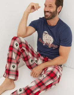 Shelter Stevie Sheep Jacquard Pyjama Bottoms