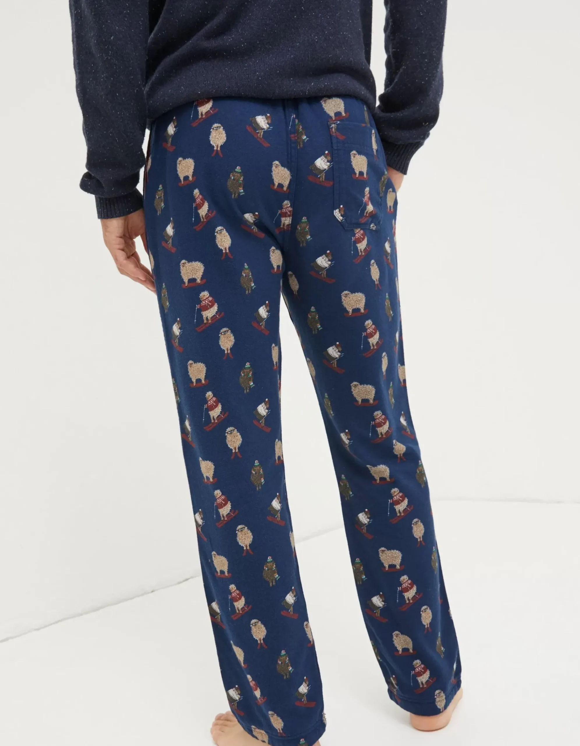 Shelter Stevie Sheep Print Pyjama Bottoms