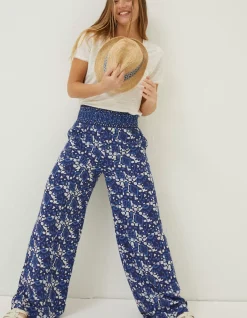 Shirred Geo Batik Palazzo