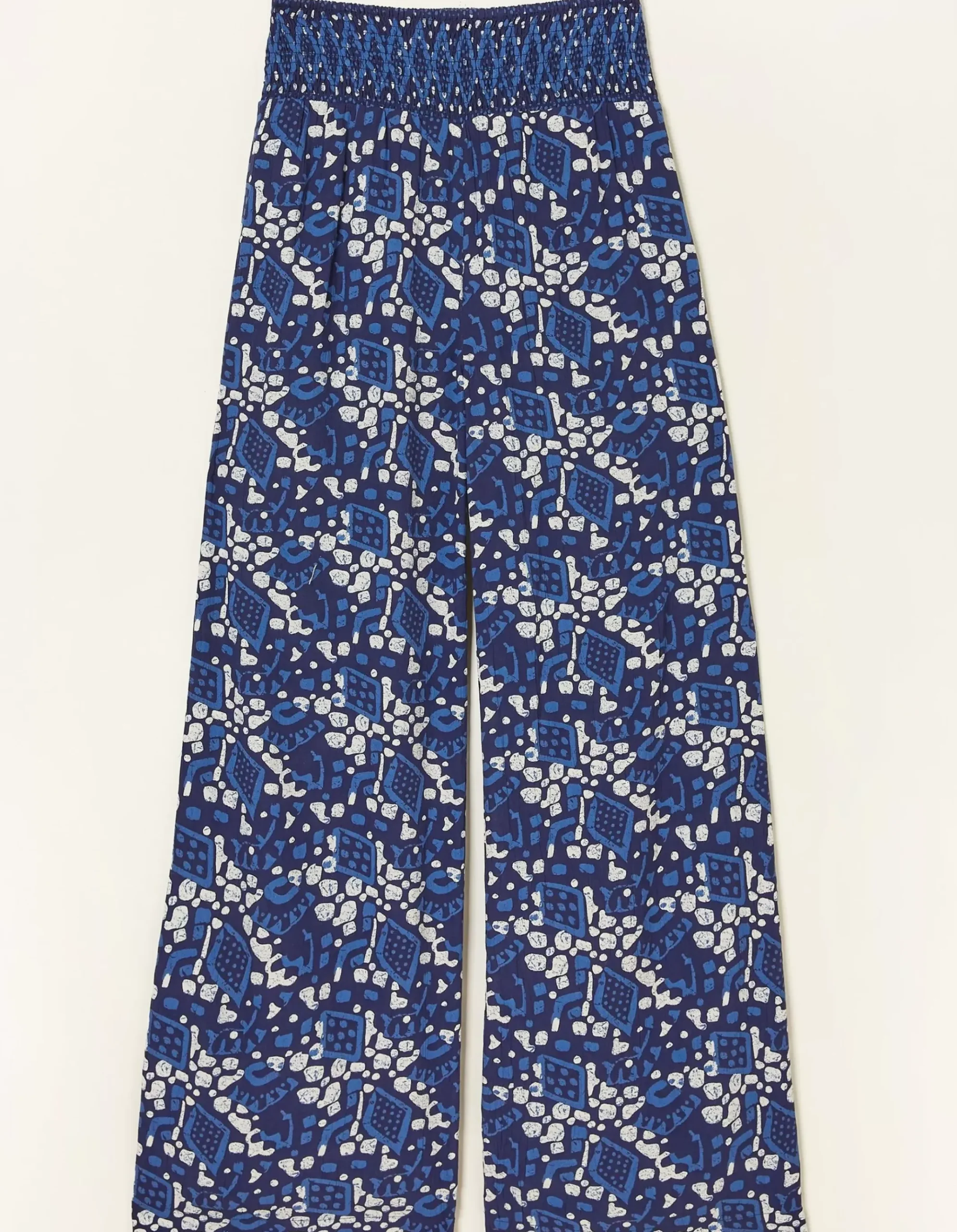 Shirred Geo Batik Palazzo