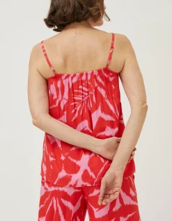 Sian Ikat Leaves Cami Top