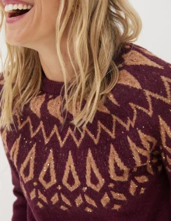 Silve Fairisle Sparkle Jumper
