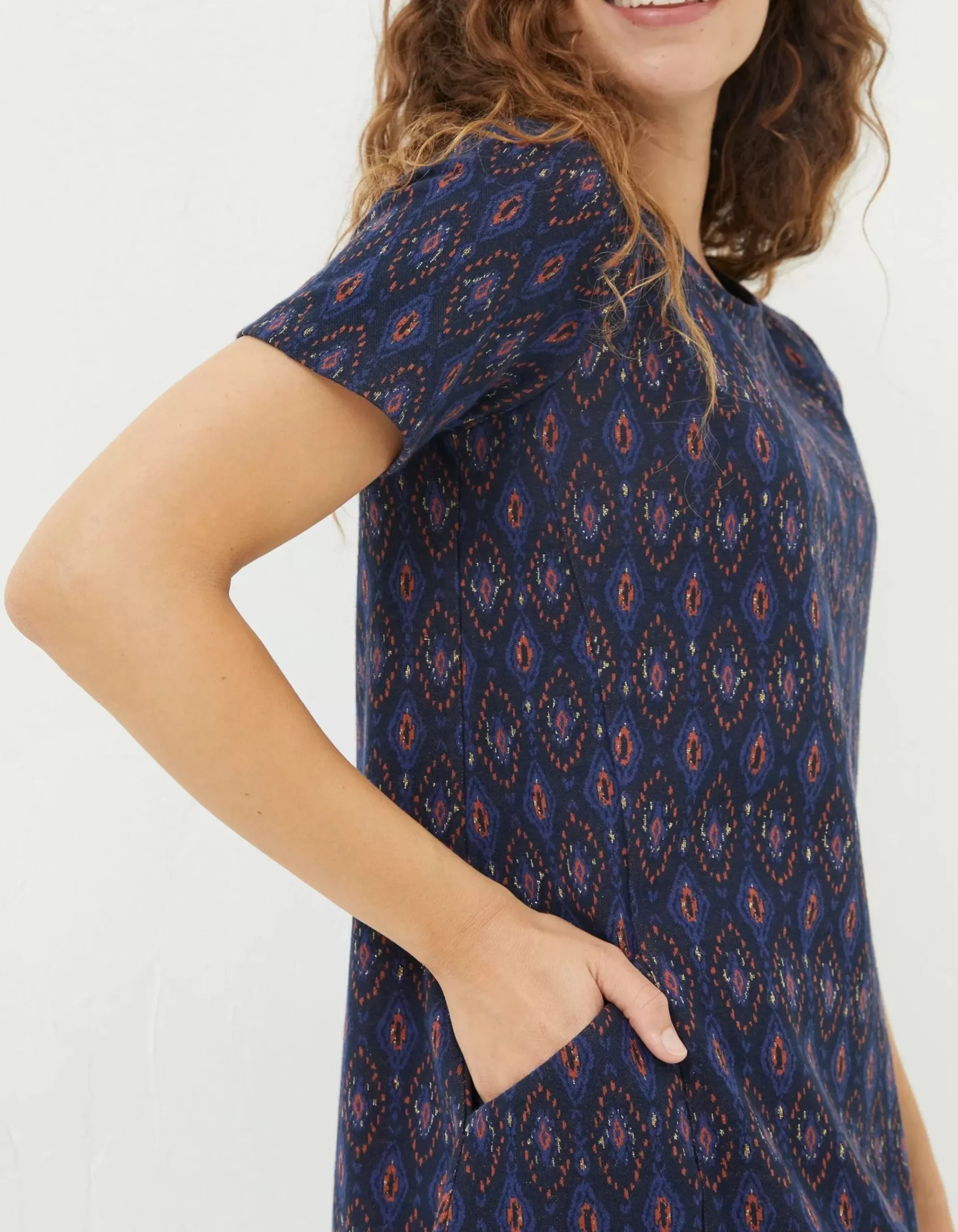 Simone Jacquard Dress
