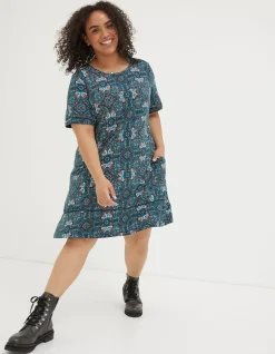 Simone Mirrored Jersey Dress