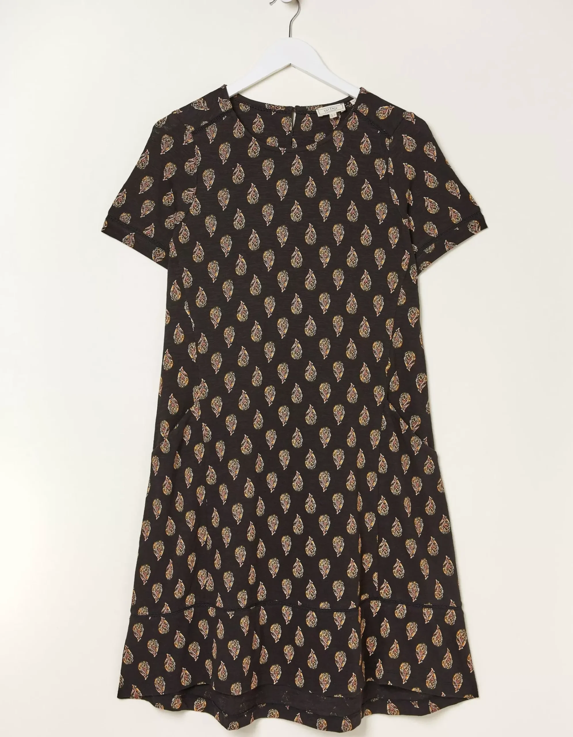 Simone Woodblock Jersey Dress