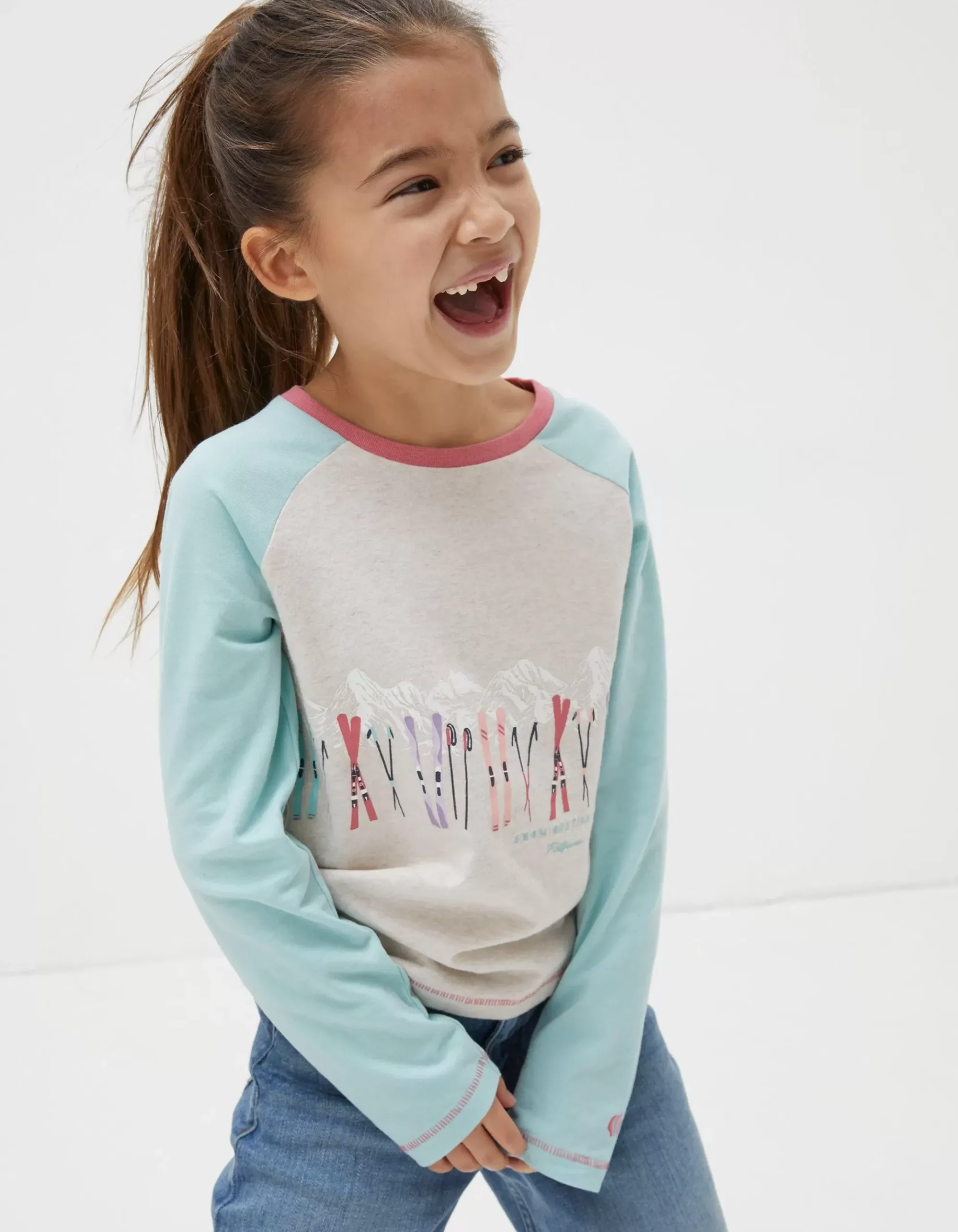 Ski Raglan Jersey T-Shirt