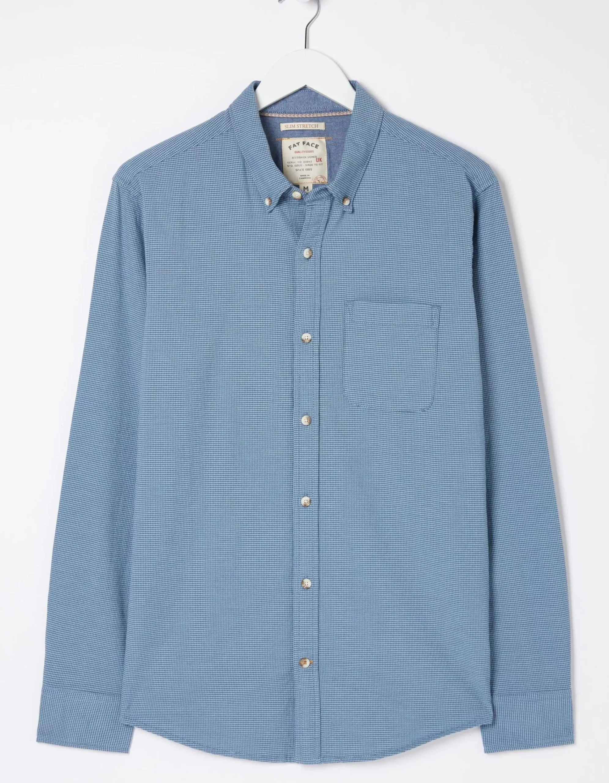 Slim Hove Micro Check Shirt