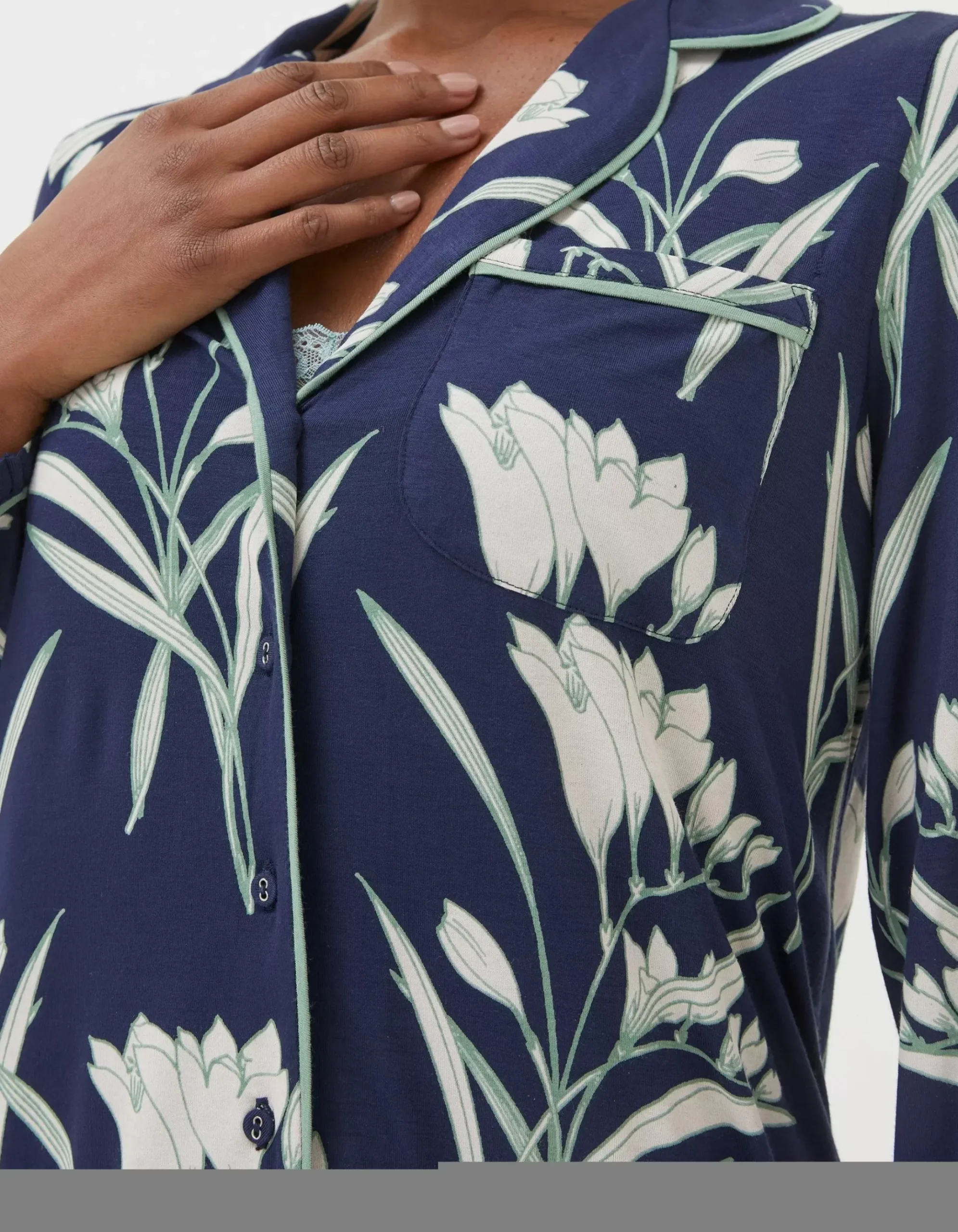 Spring Blooms Jersey Nightshirt