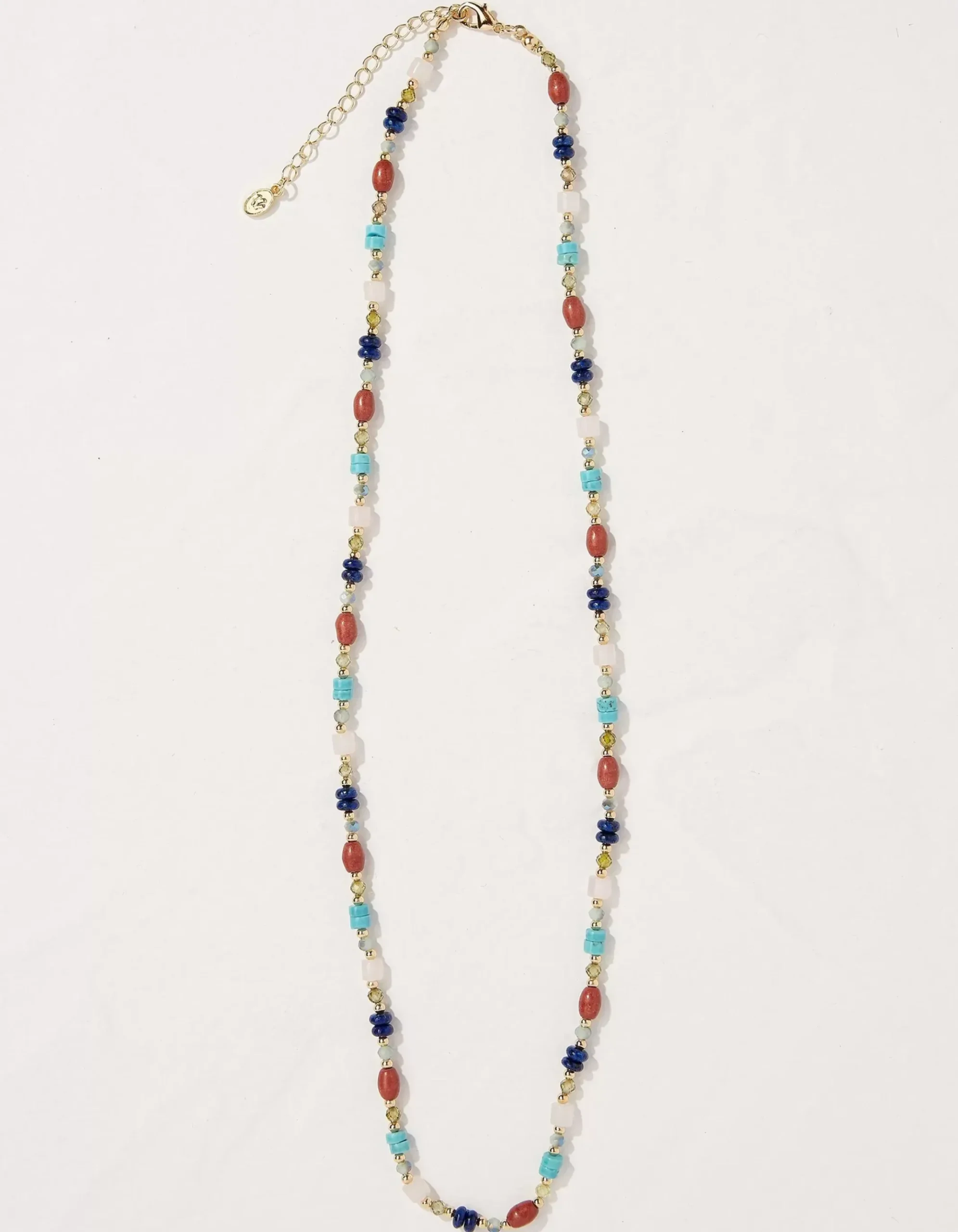 Stone And Bead Necklace