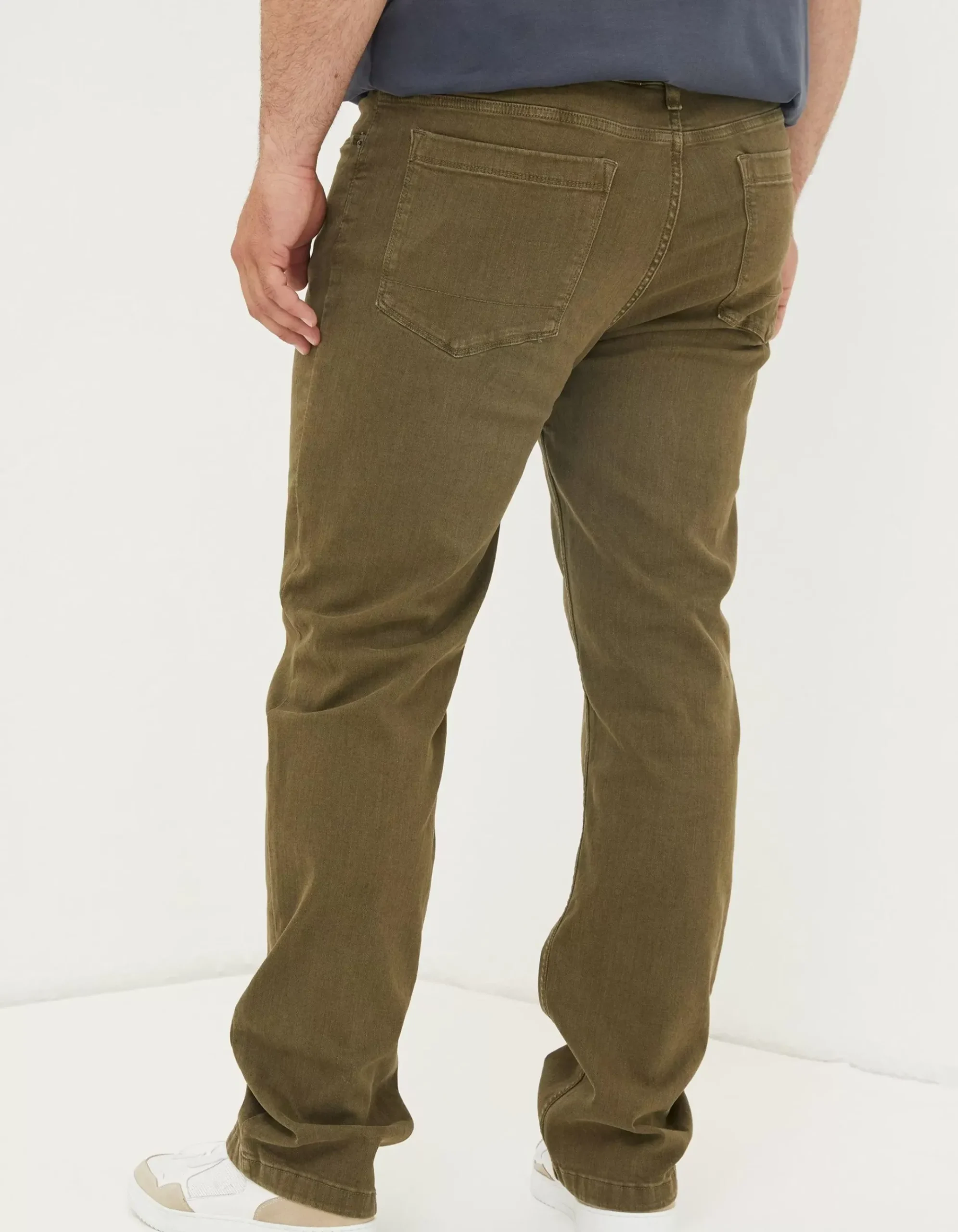 Straight 5 Pocket Jeans