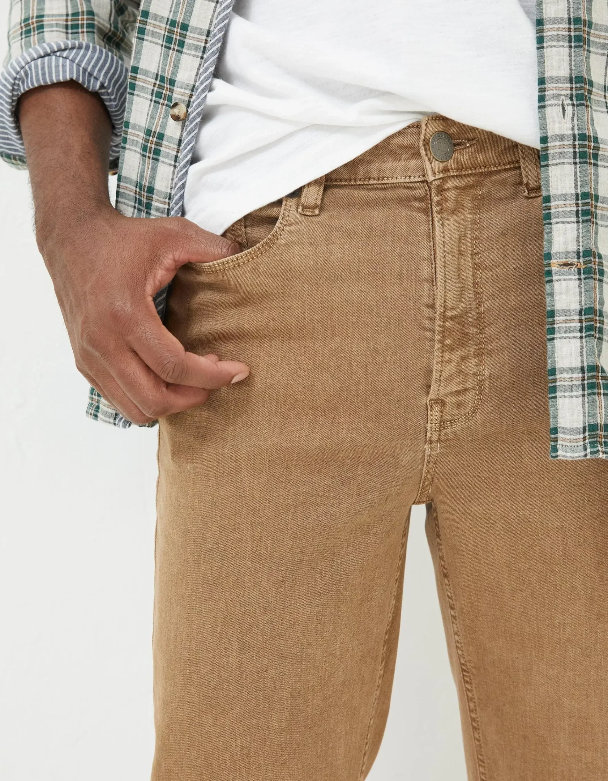 Straight 5 Pocket Jeans