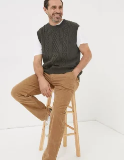 Straight Cord Trousers
