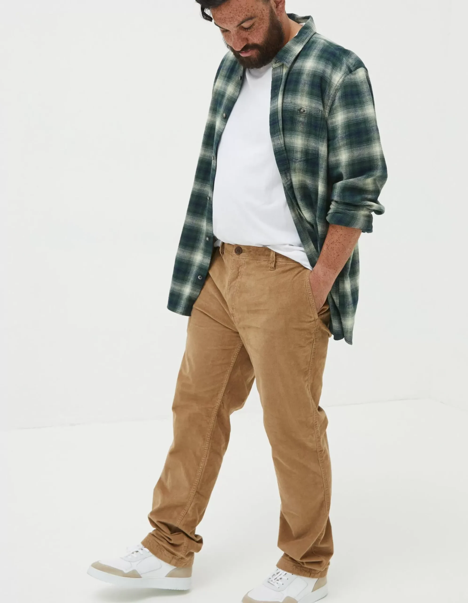 Straight Cord Trousers