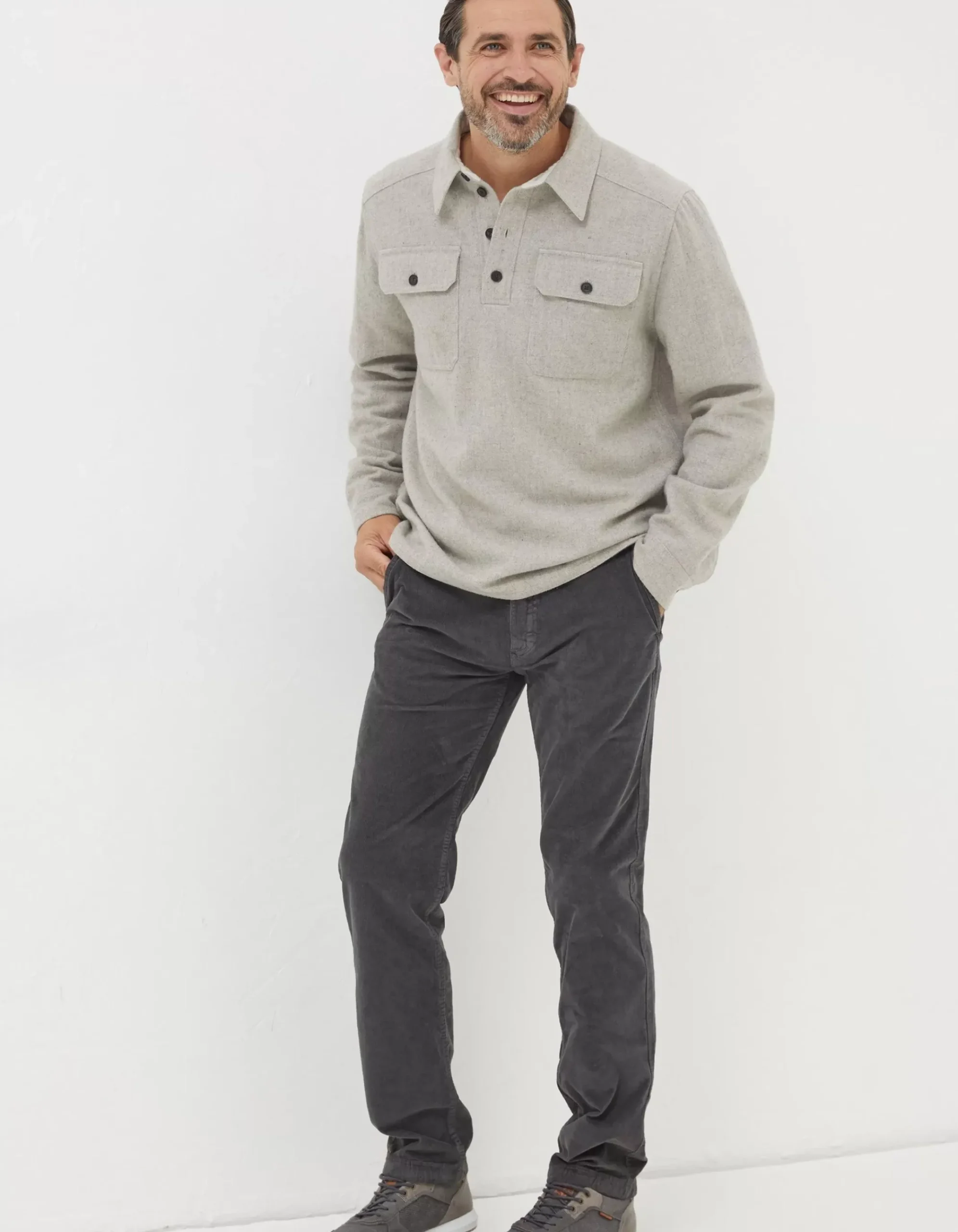 Straight Cord Trousers