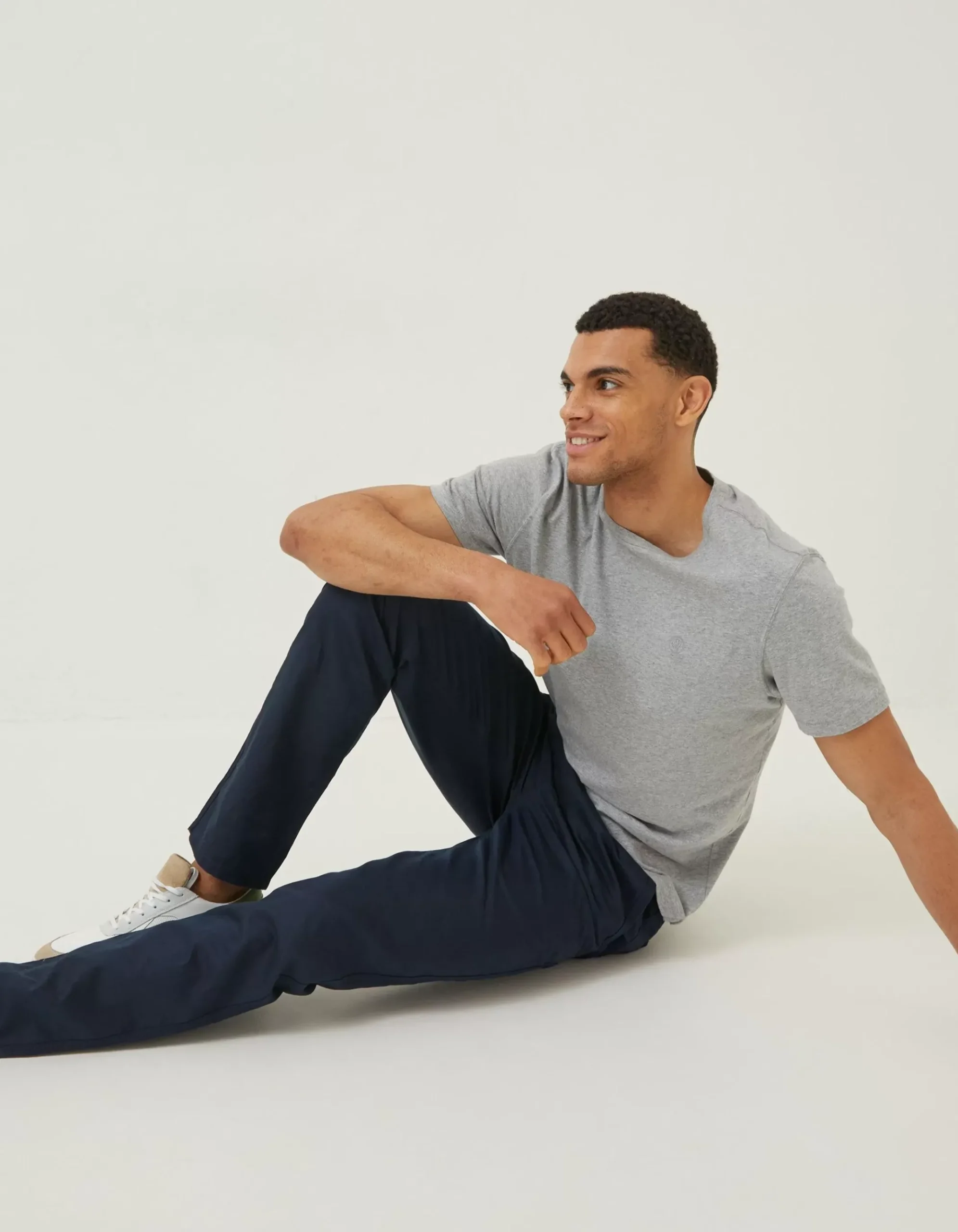 Straight Cotton Linen Trousers