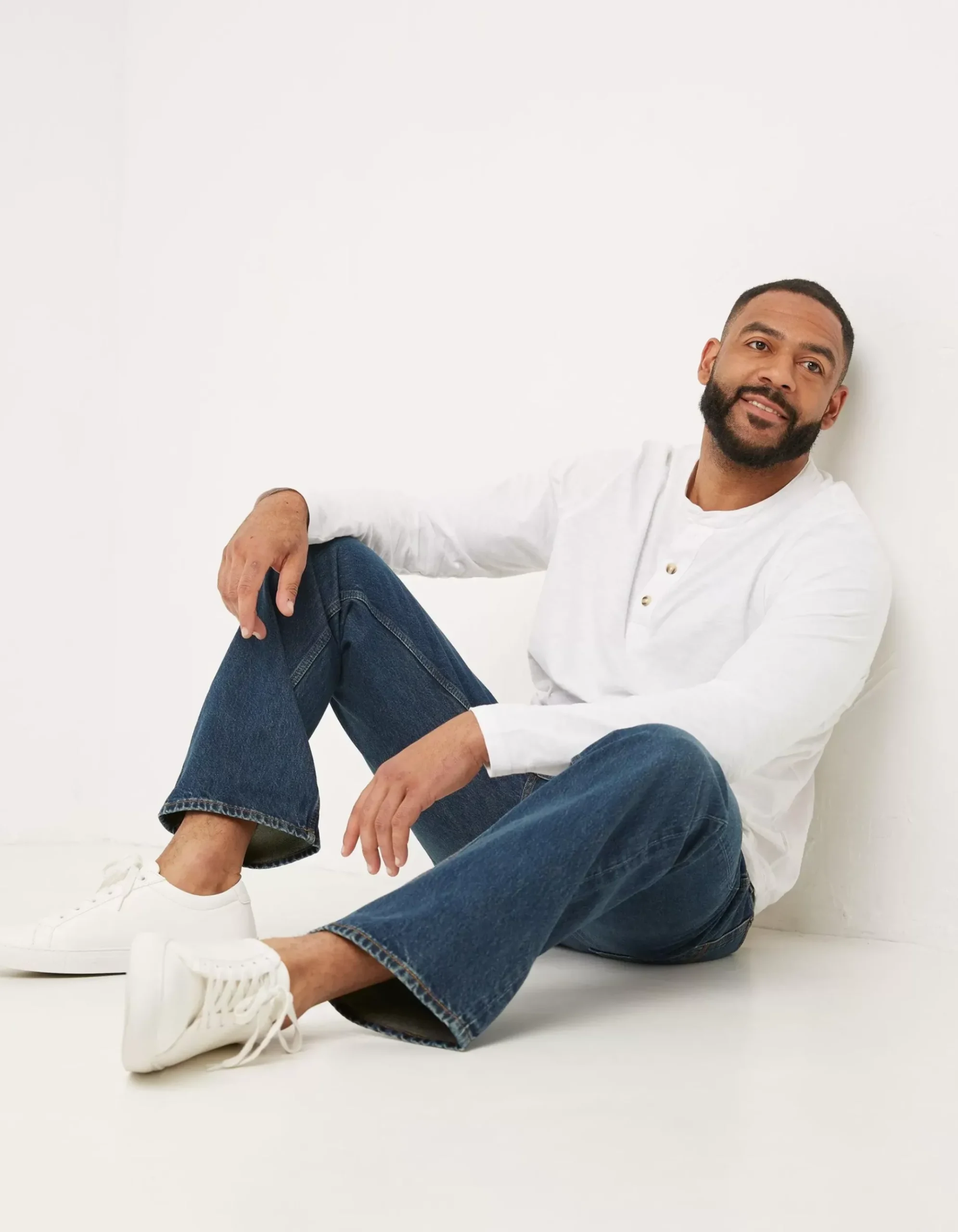Straight Mid Wash Jeans