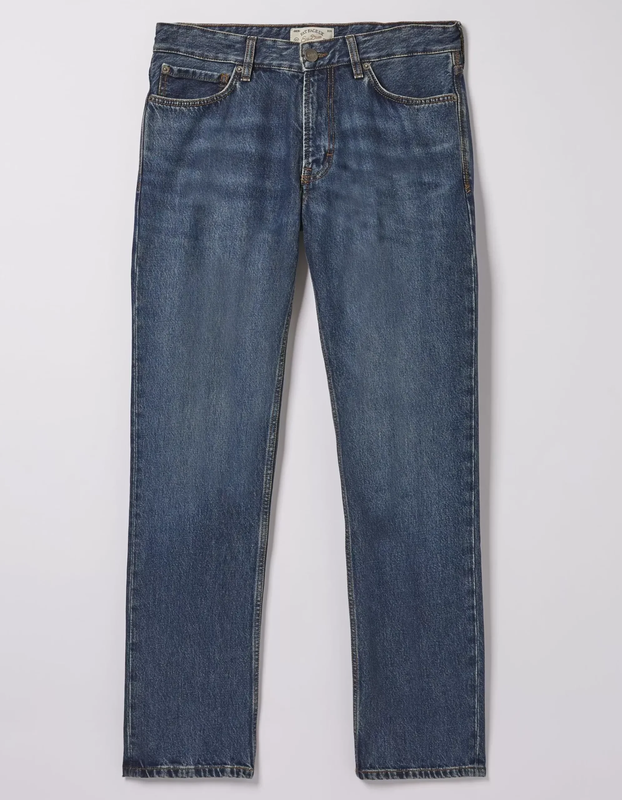 Straight Mid Wash Jeans