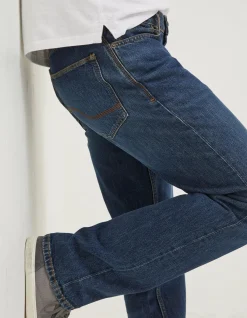 Straight Mid Wash Jeans