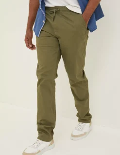 Straight Pull On Trousers
