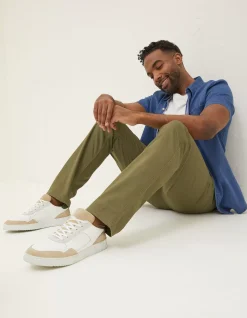 Straight Pull On Trousers