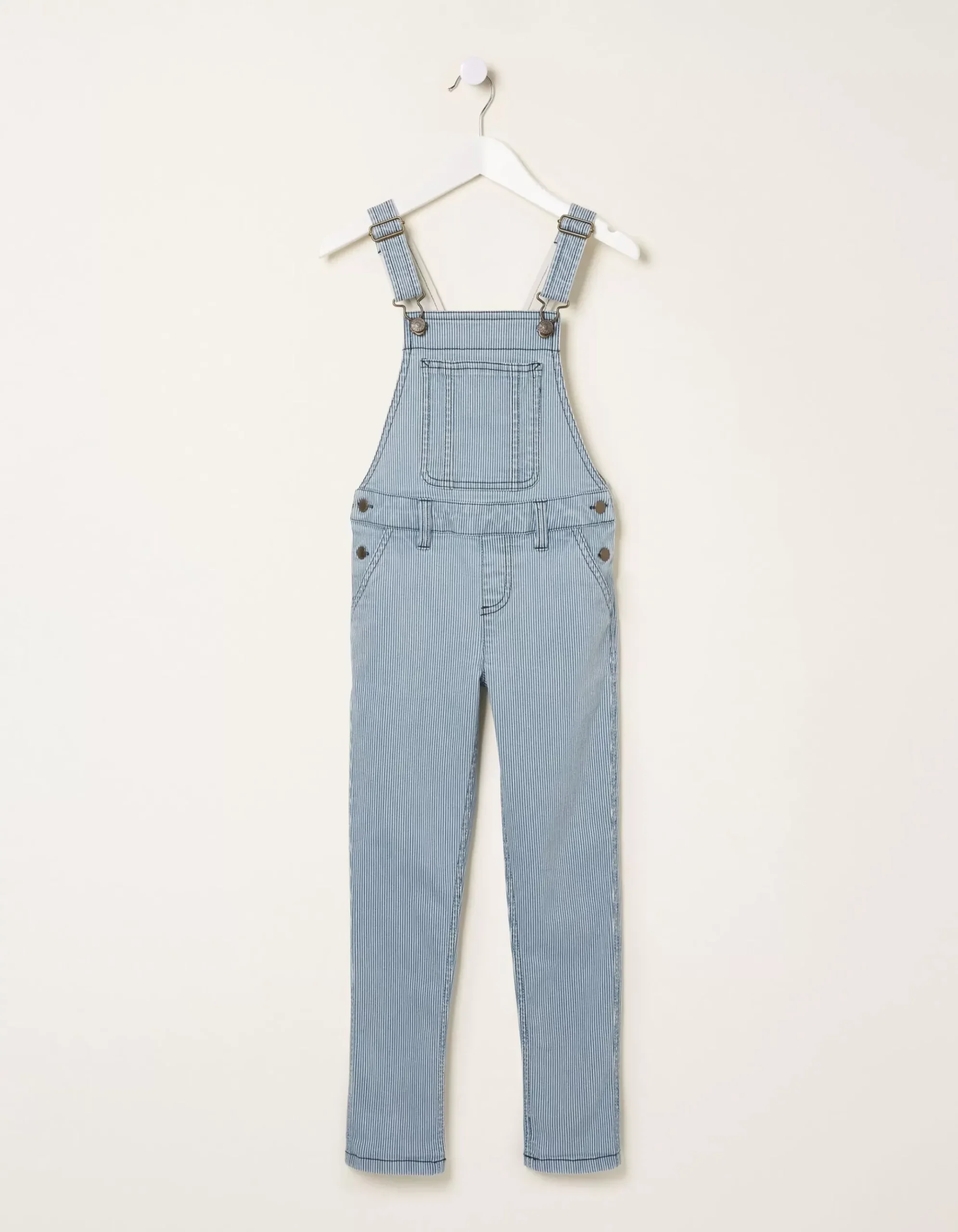 Stripe Denim Dungarees