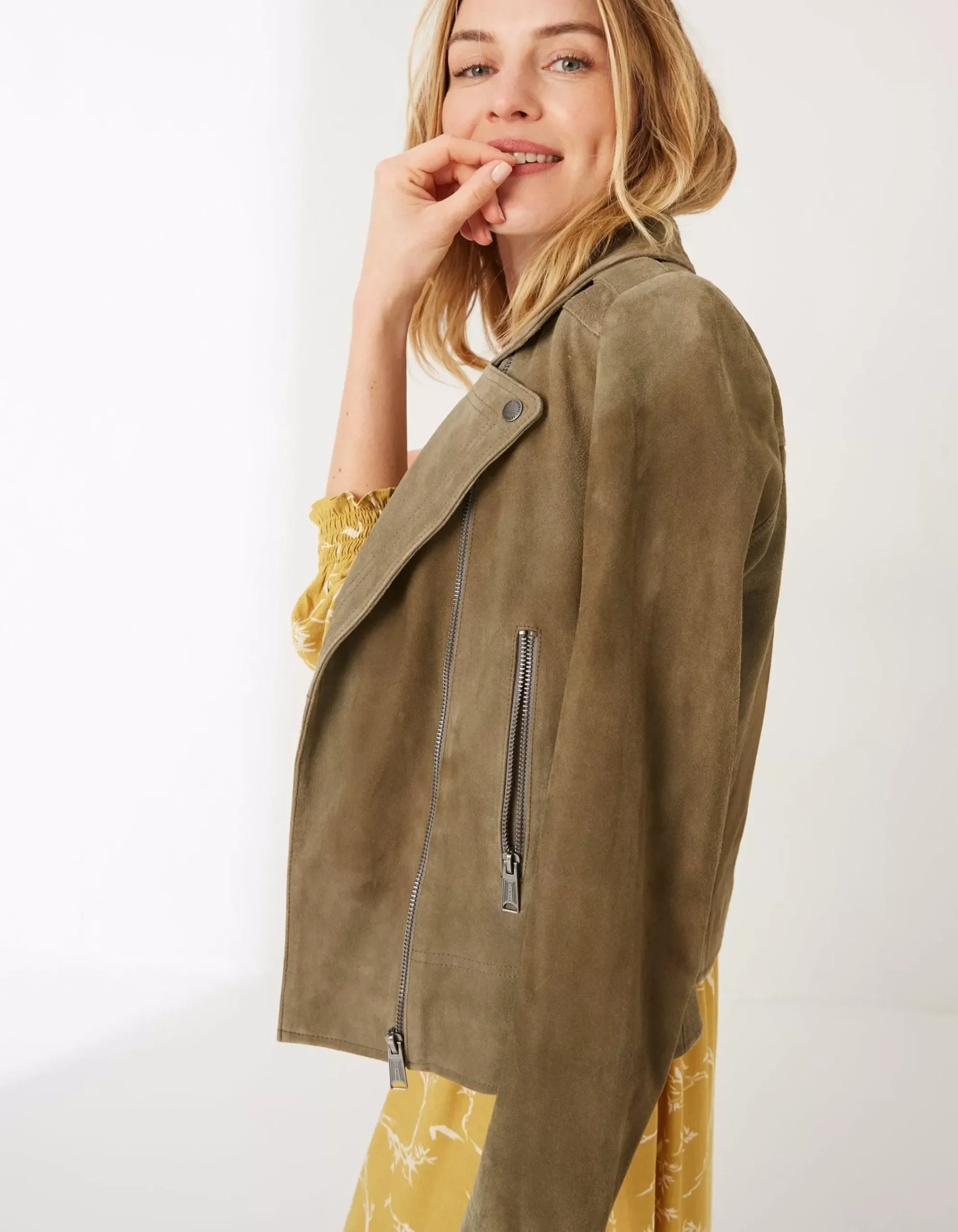 Suzie Suede Biker Jacket