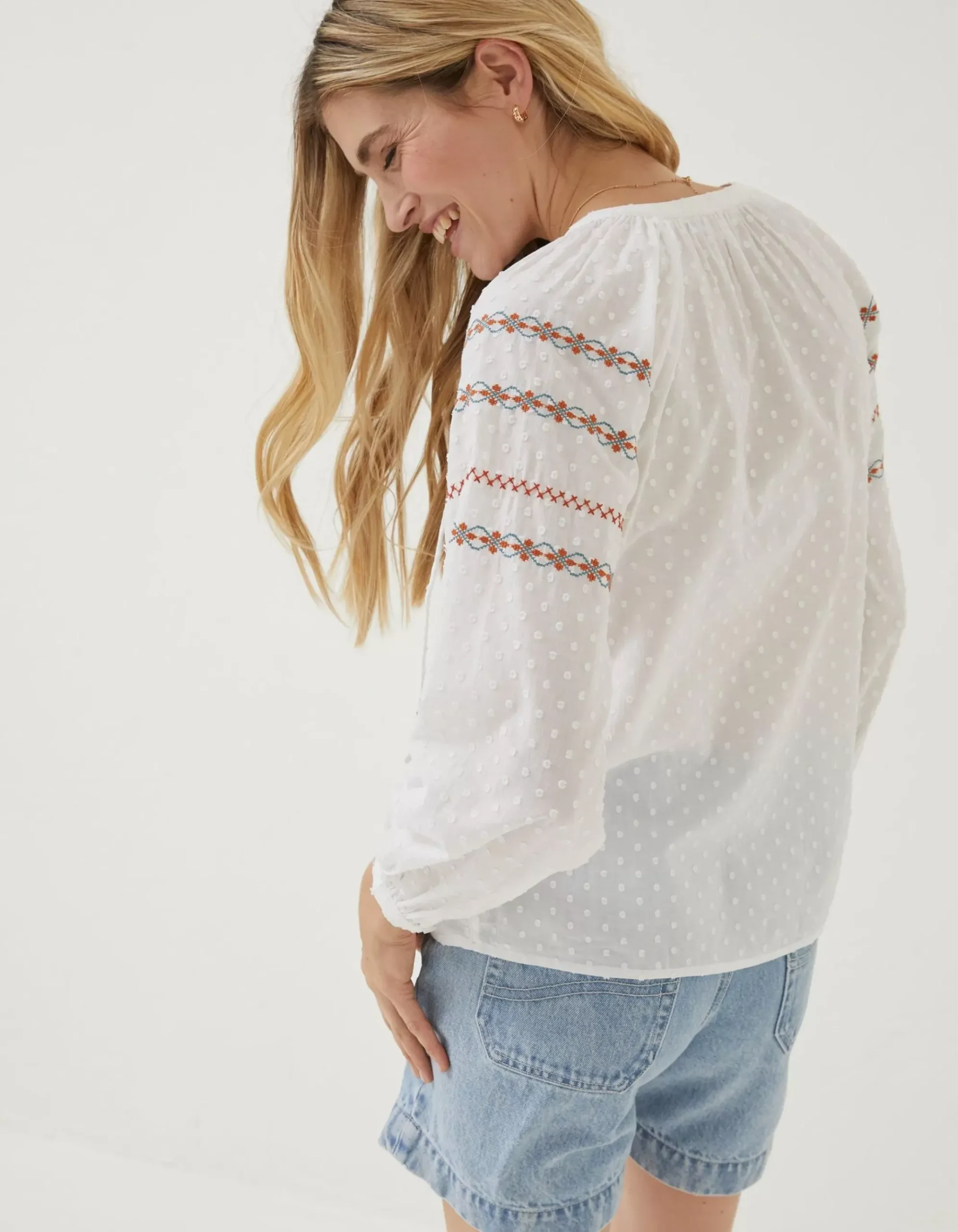 Tally Embroidered Blouse