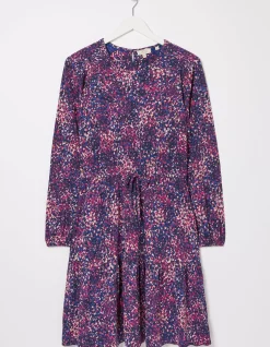 Tara Layered Spot Jersey Dress
