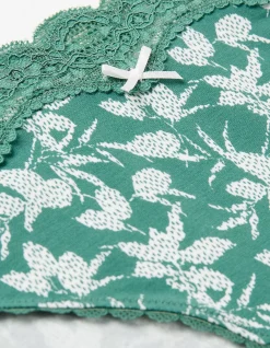 Textured Leaves Mini Knickers