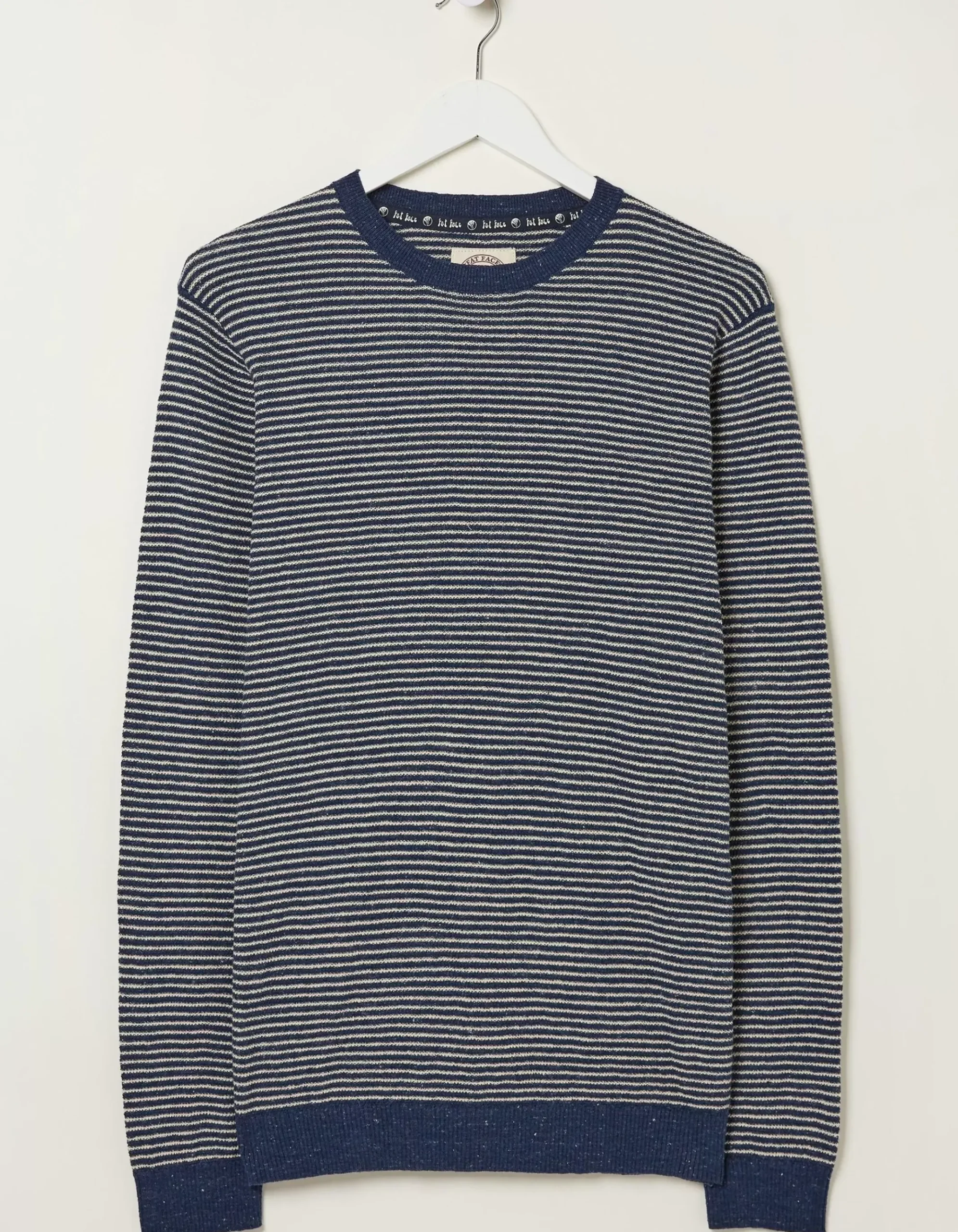 Textured Stripe Crew