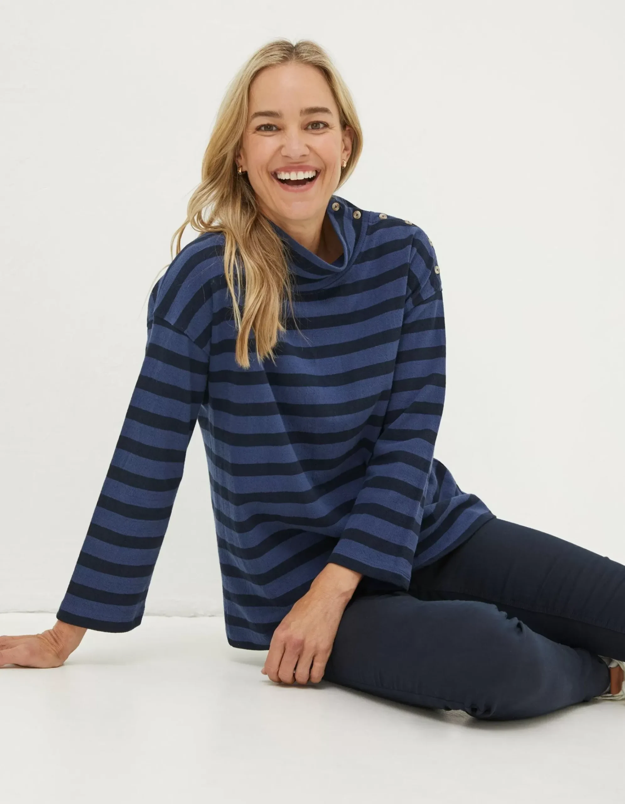 Thayer Funnel Stripe Sweatshirt