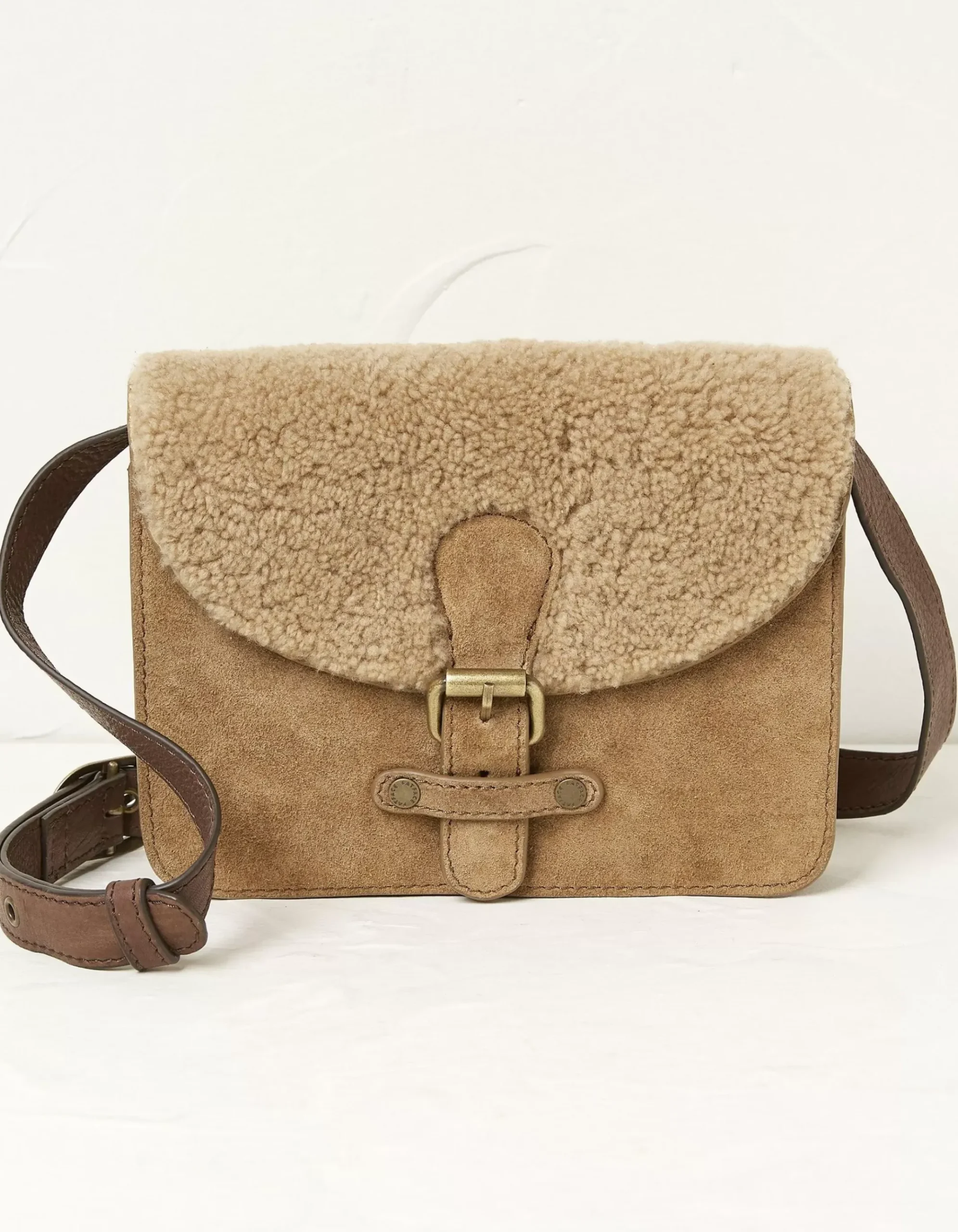 The Avery Shearling Crossbody Bag