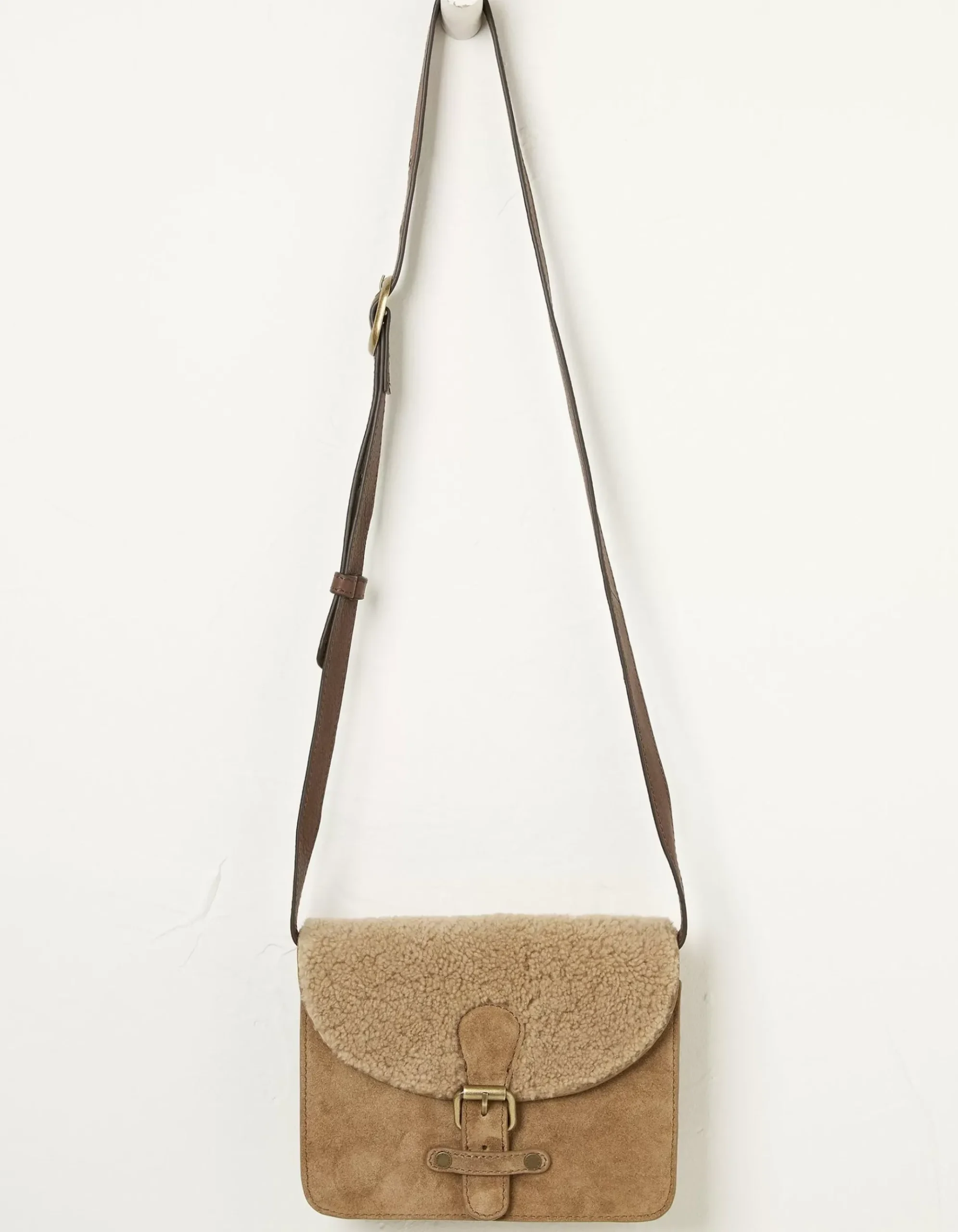 The Avery Shearling Crossbody Bag