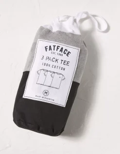 Three Pack Crew Neck T-Shirts