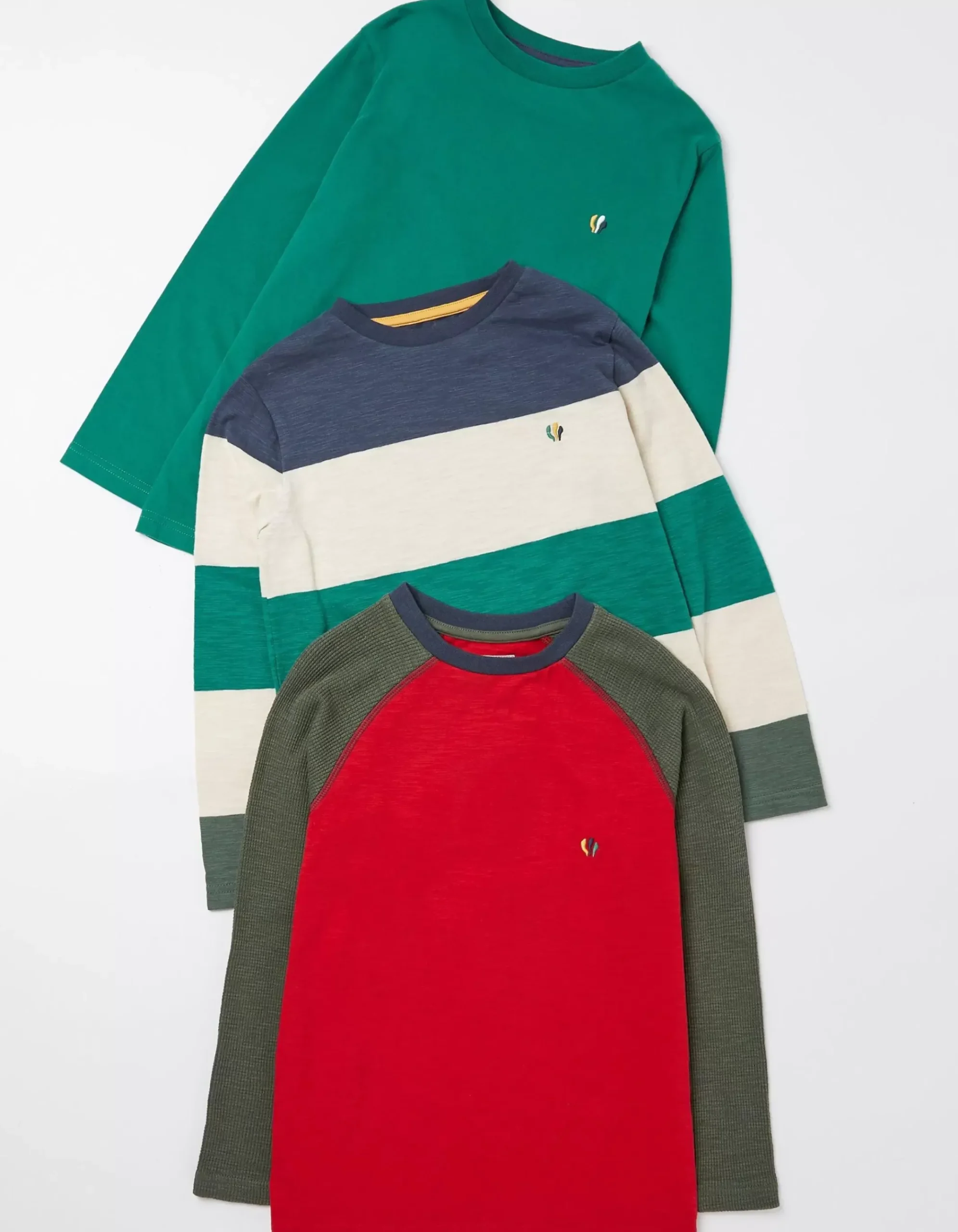 Three Pack Long Sleeve T-Shirts