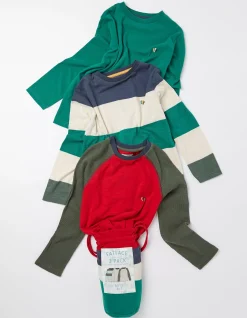 Three Pack Long Sleeve T-Shirts