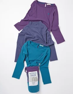 Three Pack Long Sleeve T-Shirts